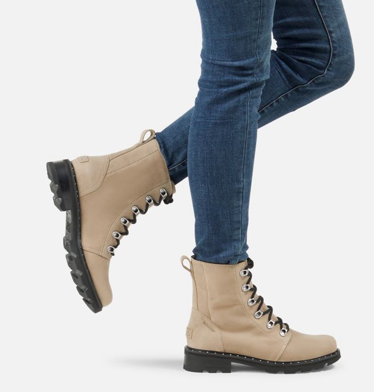 Sorel Dam Gummistövlar Brun - Lennox™ Lace Mid - CBT-704695
